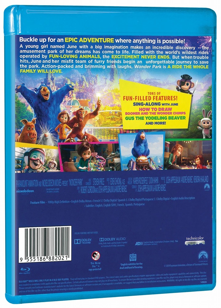 Books Kinokuniya Wonder Park (Bluray) PBU0003 / Children & Family (2010025056720)