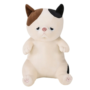 Books Kinokuniya: Premium Nemu Nemu Pillow Calico Cat (Sitting) M