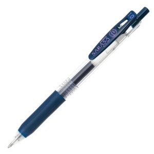 zakka Books Kinokuniya: Zebra Sarasa Clip 1.0mm Gel Pen Blue Black