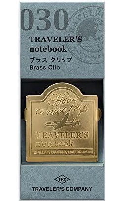 Books Kinokuniya: TRAVELER'S notebook Brass Clip Airplane (NBC