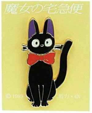 Books Kinokuniya: Pins | Kiki's Delivery Service Jiji Ribbon Label