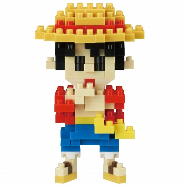 Books Kinokuniya One Piece Luffy Nbcc 045 Nanoblock