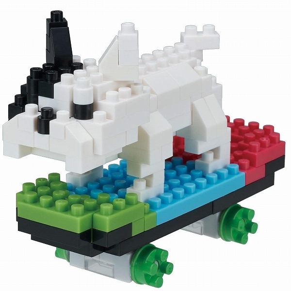 Books Kinokuniya: Skateboarding Dog NBC-270 / nanoblock