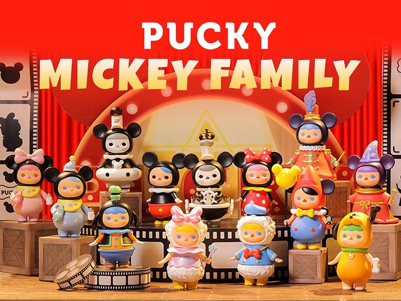 Books Kinokuniya: Pucky Mickey Family / Blind Box (6941448623175)