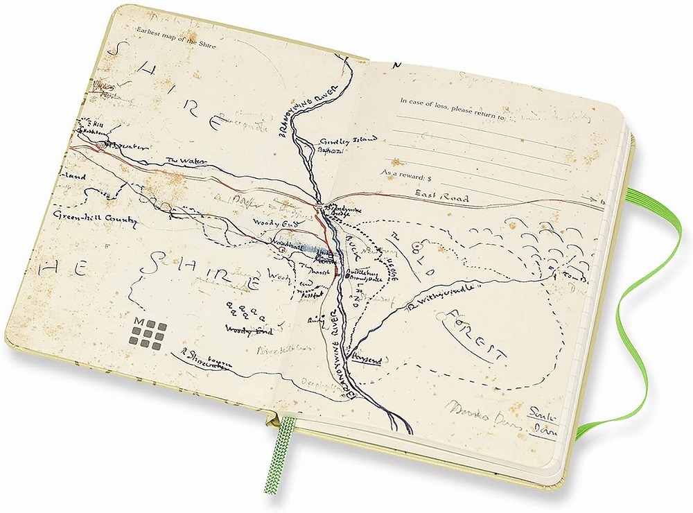 Books Kinokuniya Moleskine Limited Edition Lord of The Rings Notebook