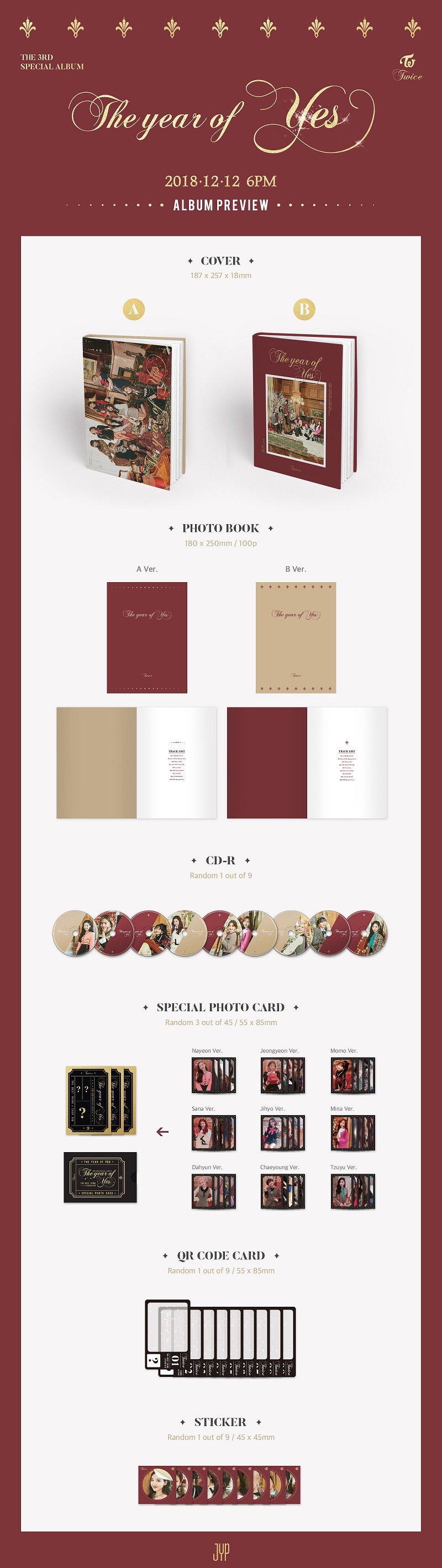Books Kinokuniya: Twice - 3rd Special Album: The Years Of Yes [Ver