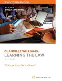 【未使用】Glanville Williams:Learning the Law Books Kinokuniya: Glanville Williams: Learning the Law (17th