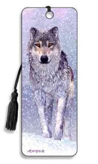Books Kinokuniya: Bookmark / Snow Wolf / 6 Pk. (3d Bookmarks