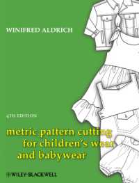 metric pattern cutting for children's wear and babywear