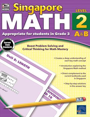 Books Kinokuniya: Singapore Math, Grade 3 : Level 2 A&b (Singapore
