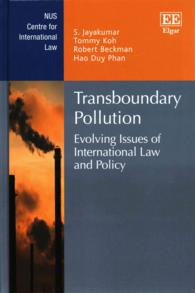 Books Kinokuniya Transboundary Pollution Evolving Issues - 