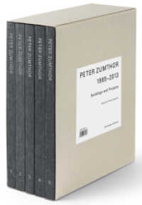 Books Kinokuniya: Peter Zumthor, 5 Vols. : Buildings and Projects