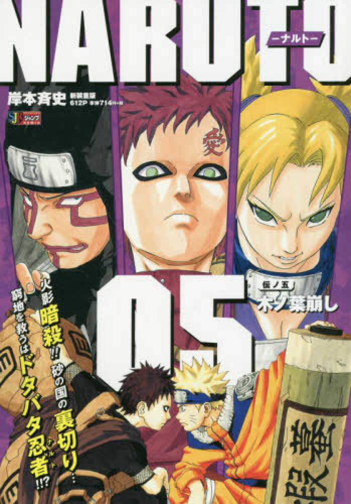 XY-715 【希少】 NARUTO ナルト初版本 1巻~5巻 ジャンプコミックス