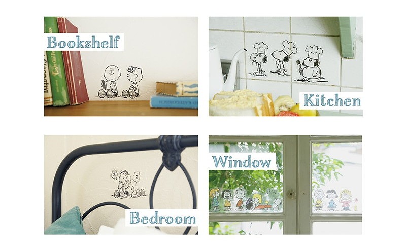 Books Kinokuniya: SNOOPYウォ−ルステッカ−BOOK