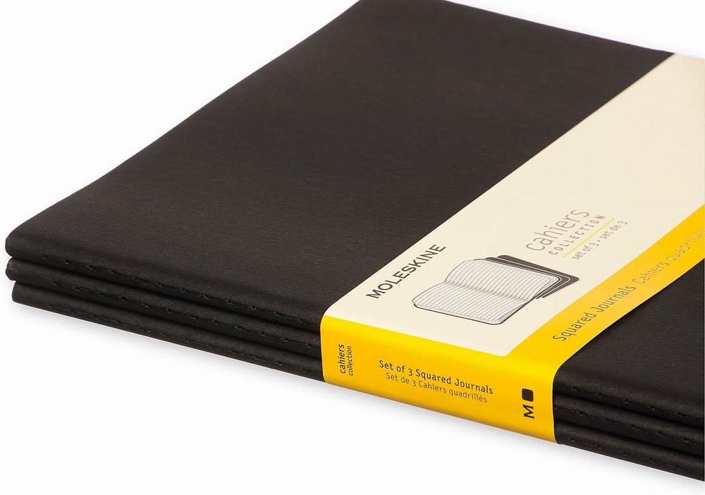 Books Kinokuniya Moleskine Cahier Journal Soft Cover Extra Large (7.5 × 9.5 in.) Squared