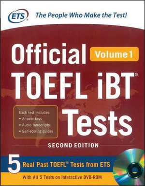 Books Kinokuniya Official Toefl Ibt Tests With Dvd Rom Volume 1 2nd Educational Testing Service